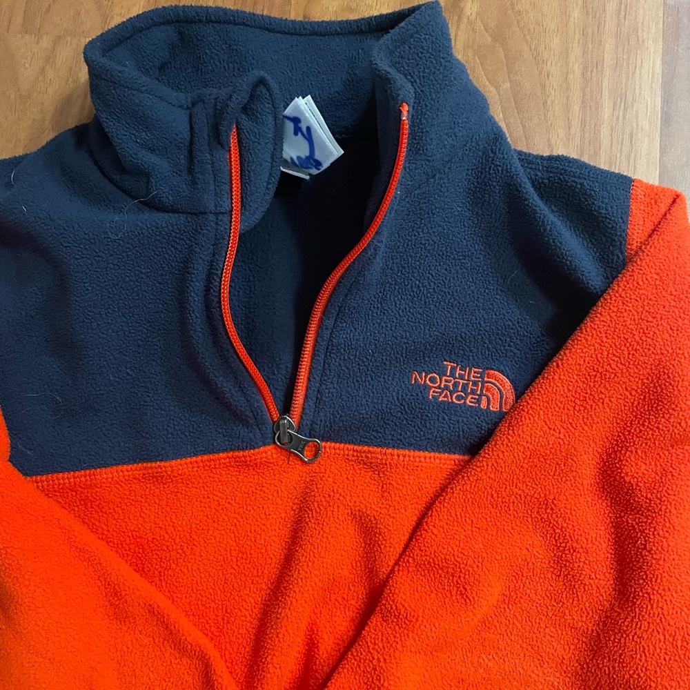 The North Face Kids Jacket - Navy and Orange